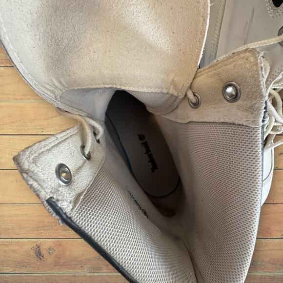 Timberland Sky 6-Inch Lace Up White Nubuck Leather Platform Boots Women's 10 - Picture 7 of 12